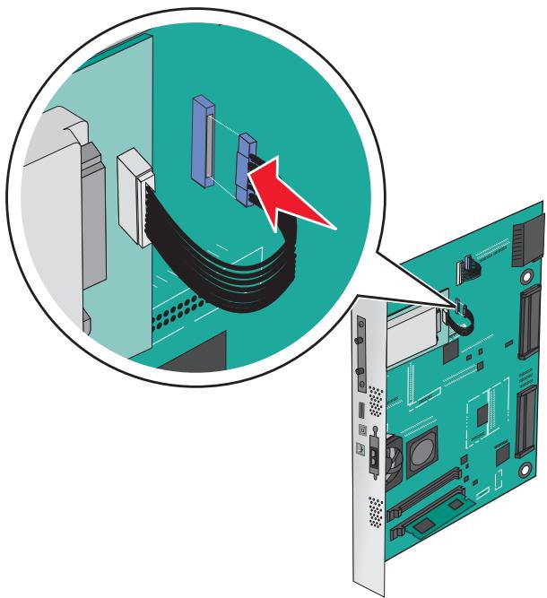 LEXMARK X950DE  -  X952DE -  X954D - Installation d'un disque dur sur l'imprimante - 8