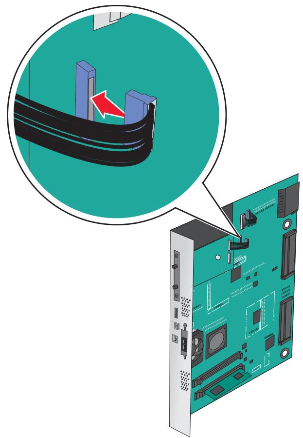 LEXMARK X950DE  -  X952DE -  X954D - Installation d'un port Internal Solutions Port - 6