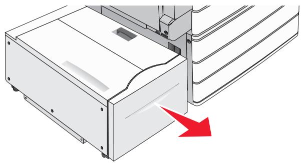 LEXMARK X950DE  -  X952DE -  X954D - Bourrage papier dans le tiroir - 1