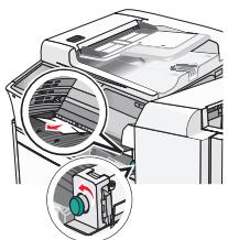 LEXMARK X950DE  -  X952DE -  X954D - Bourrage derrière le volet F (transport du papier) - 3