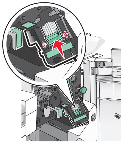 LEXMARK X950DE  -  X952DE -  X954D - Remplacement de la cartouche d'agrafes dans l'agrafeuse standard - 6