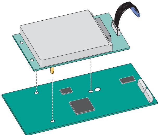 LEXMARK X950DE  -  X952DE -  X954D - Installation d'un disque dur sur l'imprimante - 4