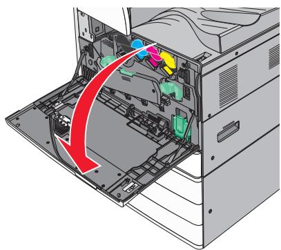 LEXMARK X950DE  -  X952DE -  X954D - Remplacement de la bouteille de récapération de toner - 1