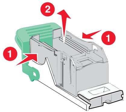 LEXMARK X950DE  -  X952DE -  X954D - Remplacement de la cartouche d'agrafes dans l'agrafeuse standard - 4