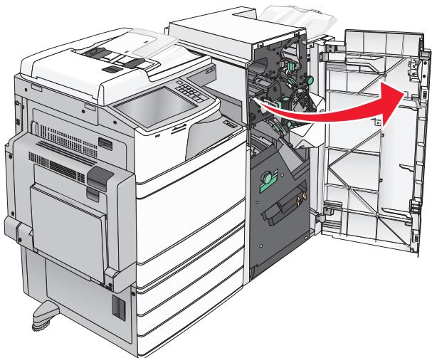LEXMARK X950DE  -  X952DE -  X954D - Remplacement de la cartouche d'agrafes dans l'agrafeuse standard - 1