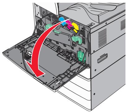 LEXMARK X950DE  -  X952DE -  X954D - Ouvrez la porte avant. - 1