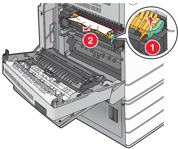 LEXMARK X950DE  -  X952DE -  X954D - Bourrage papier dans l'unité de fusion - 2