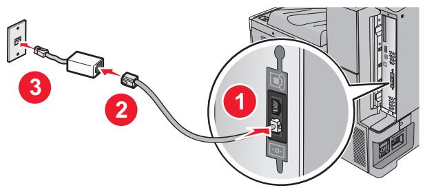 LEXMARK X950DE  -  X952DE -  X954D - Connexion à un service DSL - 1