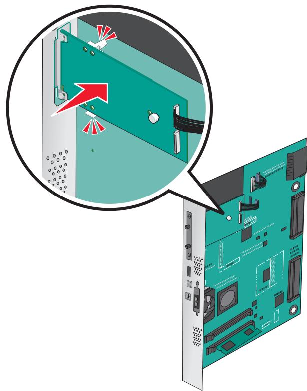 LEXMARK X950DE  -  X952DE -  X954D - Installation d'un port Internal Solutions Port - 5