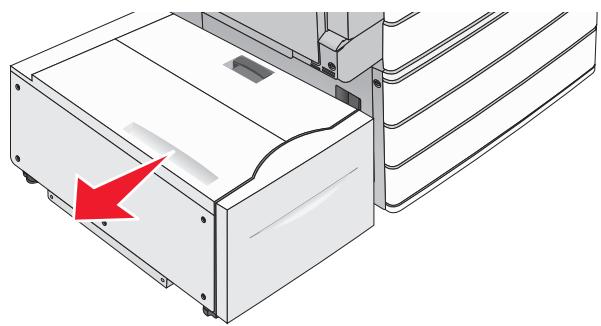 LEXMARK X950DE  -  X952DE -  X954D - Bourrage papier dans le tiroir de sortie - 1