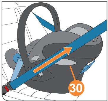 CYBEX ATON M - Снятие - 3
