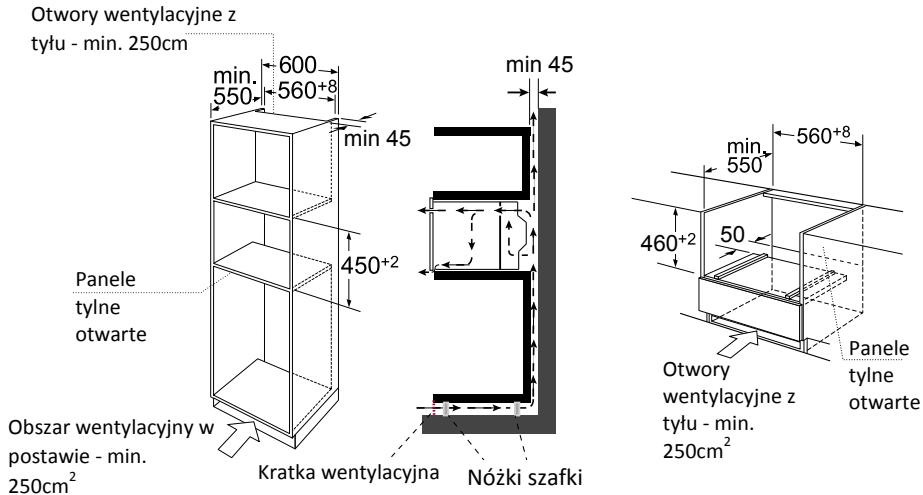 ROSIERES RMGS 550 X - RMGV25PN - Rysunek instalacyjny - 1