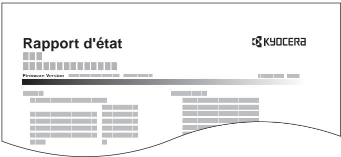 KYOCERA TASKALFA 3511I - Rapport d'impression - 1