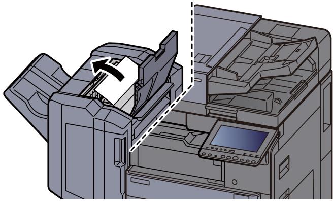 KYOCERA TASKALFA 306CI - Ouvrir le capot supérieur du module de finition. - 3