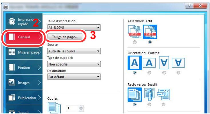 KYOCERA TASKALFA 306CI - Configurer les paramètres. - 2