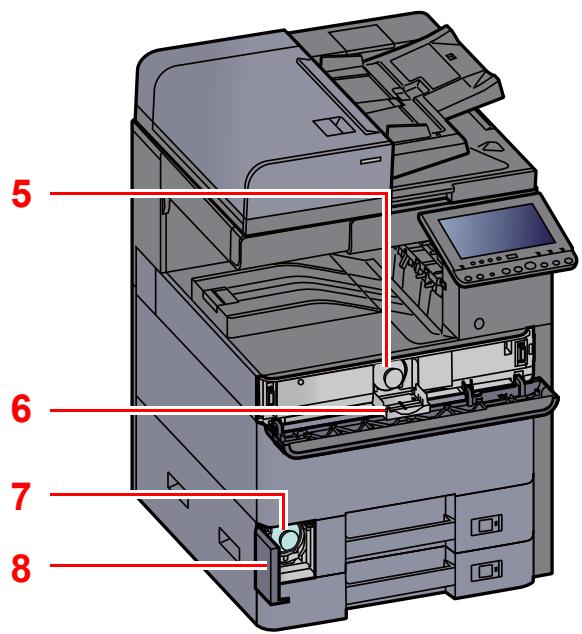 KYOCERA TASKALFA 306CI - Nomenclature (connecteurs/intérieur) - 2