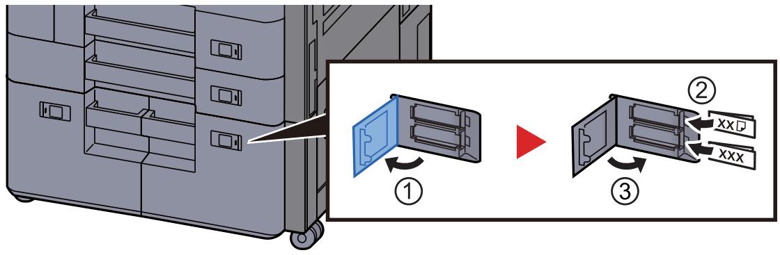 KYOCERA TASKALFA 306CI - Repousser doucement le magasin à l'intérieur. - 2