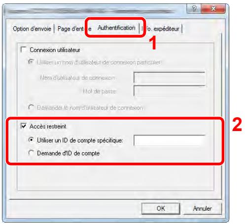 KYOCERA TASKALFA 306CI - Configurer les paramètres. - 1