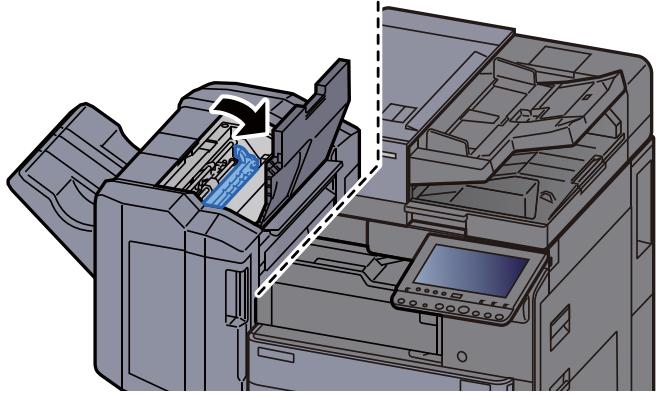 KYOCERA TASKALFA 306CI - Élimination des agrafes coincées dans le module de finition 1000 feuilles - 4