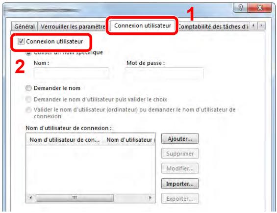 KYOCERA TASKALFA 306CI - Configurer les paramètres. - 1