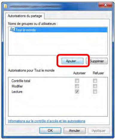 KYOCERA TASKALFA 306CI - Configurer les paramètres d'autorisation. - 2