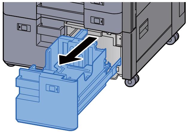 KYOCERA TASKALFA 306CI - Sortir entièrement le magasin de la machine. - 1