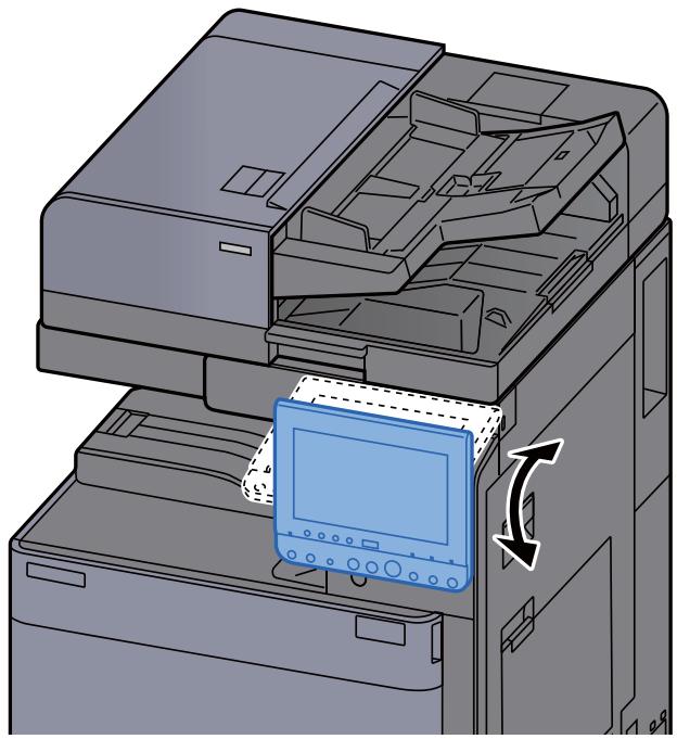 KYOCERA TASKALFA 306CI - Réglage de l'inclinaison du panneau de commande - 1