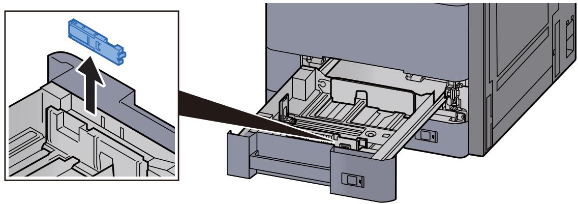 KYOCERA TASKALFA 306CI - Retirer le guide d'alimentation d'enveloppe. - 1