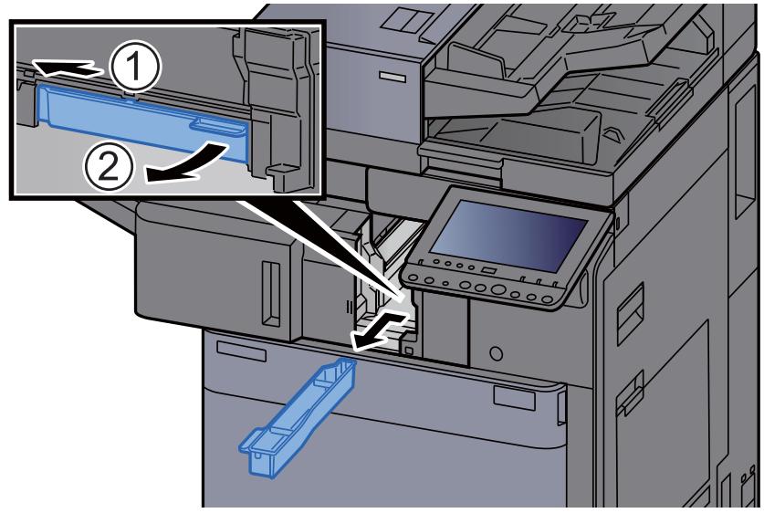KYOCERA TASKALFA 4002I - Vider le bac de récaptulation de perforation - 2