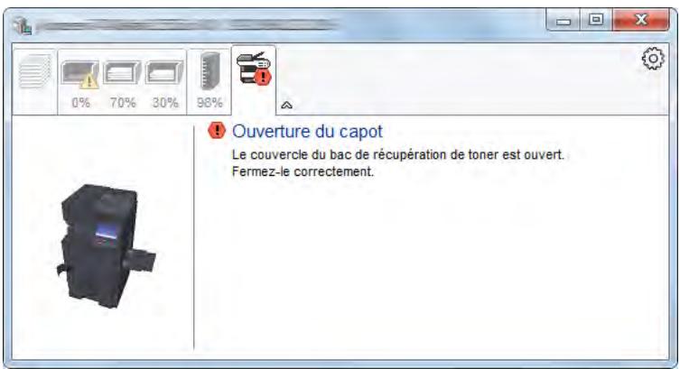 KYOCERA TASKALFA 3252CI - Onglet Alerte - 1