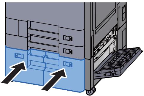 KYOCERA TASKALFA 3252CI - Remettre le chargeur de papier, le magasin 3 et le magasin 4 en place. - 1