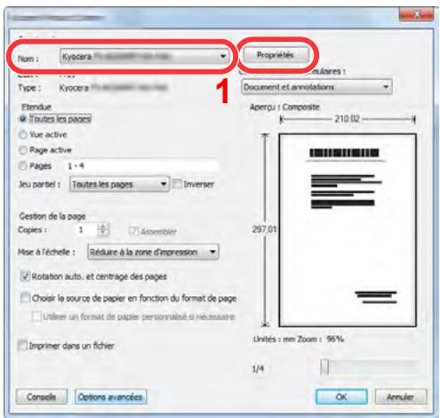 KYOCERA TASKALFA 3252CI - Configurer les paramètres. - 1