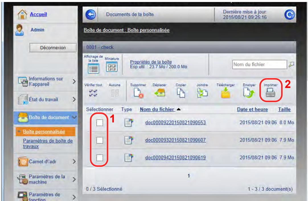 KYOCERA TASKALFA 3252CI - Imprimer le document. - 1
