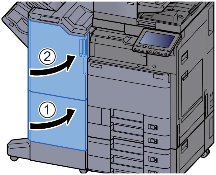 KYOCERA TASKALFA 3252CI - Élimination des agrafes coincées dans l'unité de pliage - 6