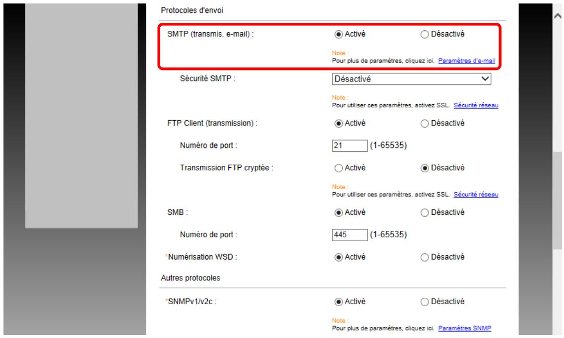 KYOCERA TASKALFA 3252CI - Configurer les paramètres. - 1