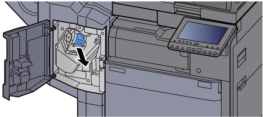 KYOCERA TASKALFA 6002I - Élimination des agrafes coincées dans le module de finition 1000 feuilles - 9