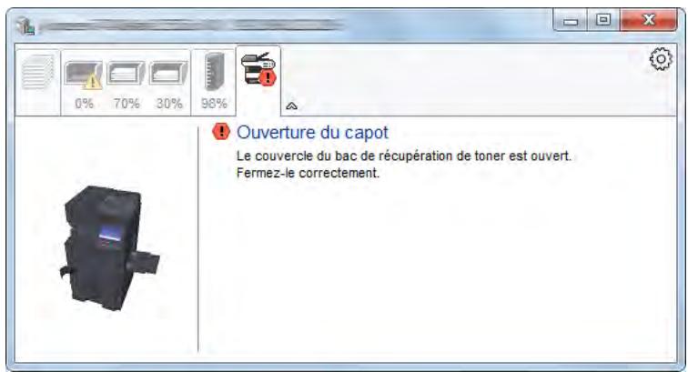 KYOCERA TASKALFA 6002I - Onglet Alerte - 1