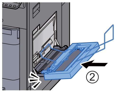 KYOCERA TASKALFA 6002I - Installer le plateau pour bannière. - 3