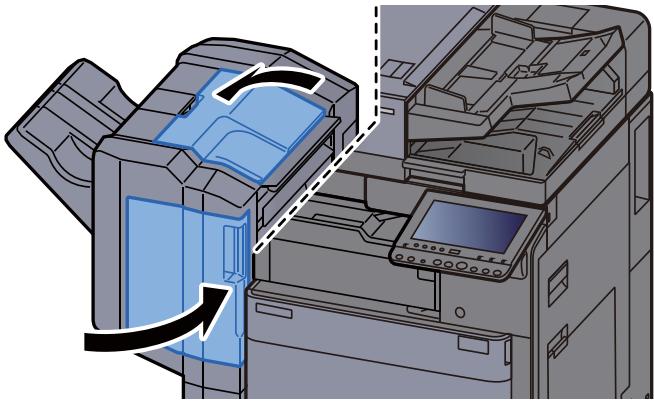 KYOCERA TASKALFA 6002I - Élimination des agrafes coincées dans le module de finition 1000 feuilles - 12