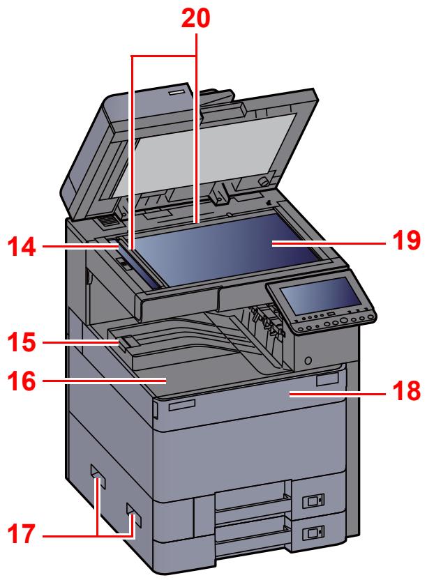KYOCERA TASKALFA 6002I - Nomenclature (extérieur de la machine) - 2
