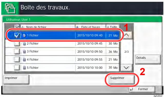 KYOCERA TASKALFA 6002I - Supprimer le document. - 1