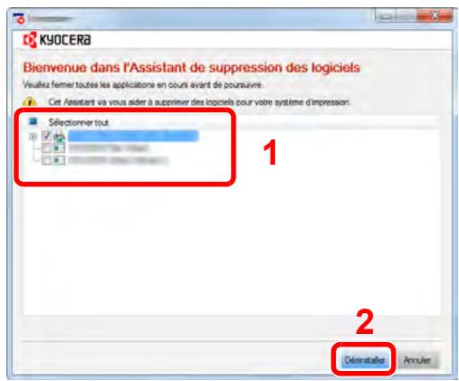 KYOCERA TASKALFA 6002I - Désinstaller le logiciel. - 1