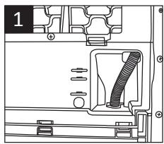 SMEG DHT83LIT-1 - Raccord du tuyau de vidange de l'eau - 1