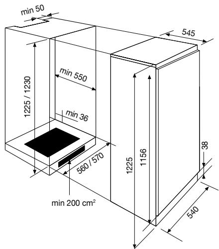 GLEM GMF202 - GMF254IX - Compartiment congélateur - 6