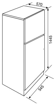 GLEM GMF202 - GMF254IX - Compartiment congélateur \*\*\*\* - 1