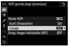 NIKON Z 50 - Z50 - Choisissez le degré de lissage. - 1