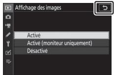 NIKON Z 50 - Z50 - Navigation dans les menus - 4