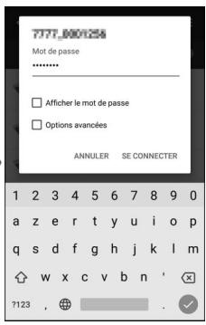 NIKON Z 50 - Z50 - Périphérique mobile : saisissez le SSID et le mot de passe de l'appareil photo. - 2