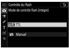 NIKON Z 50 - Z50 - Mode de contrôle flash (intégré) - 1