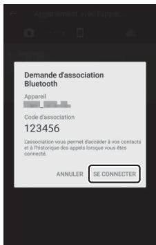 NIKON Z 50 - Z50 - Appareil photo/périphérique android : démarrez le processus d'association des appareils. - 2